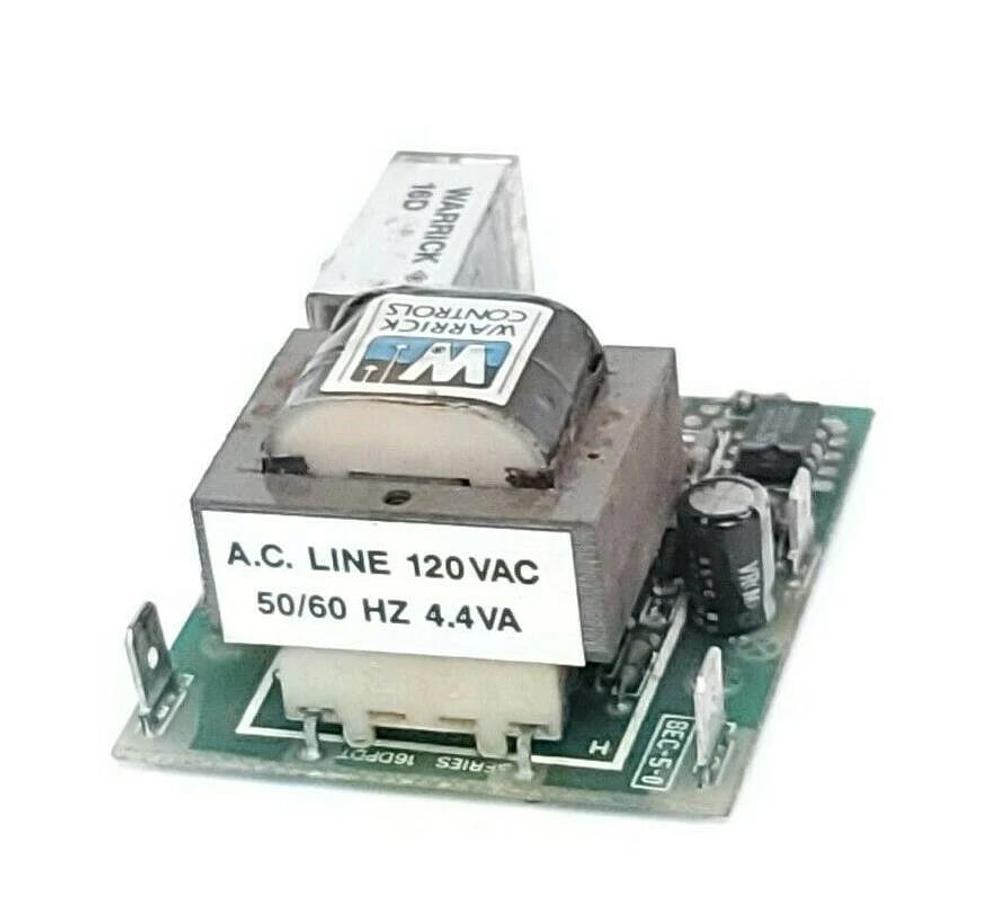 Used WARRICK CONTROLS 16D LOAD CONTACT 120VAC 50/60HZ 4.4VA