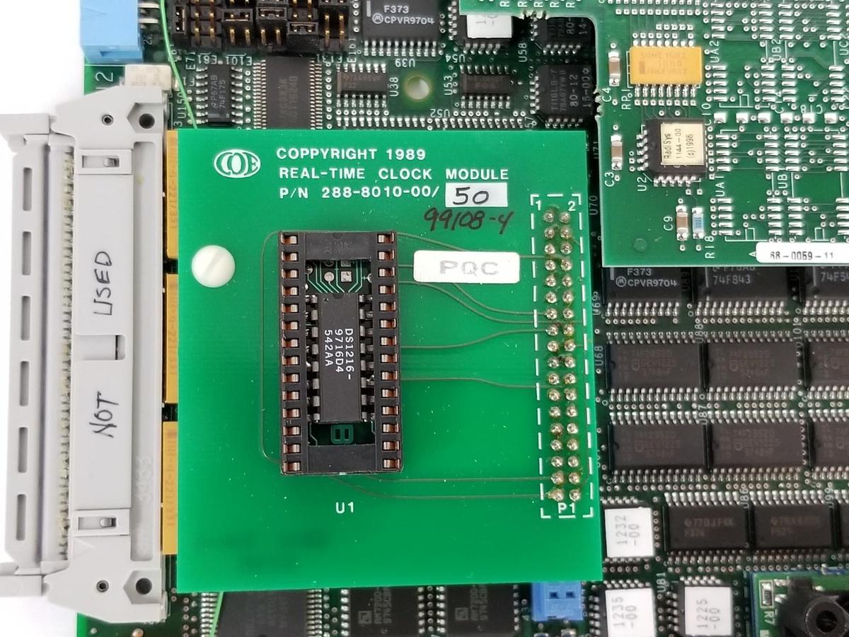 Used RADISYS / COE MFG. 288-8059-300 MASTER CPU W/ 5X86 133MHZ UPGRADE 288-8010-00/50
