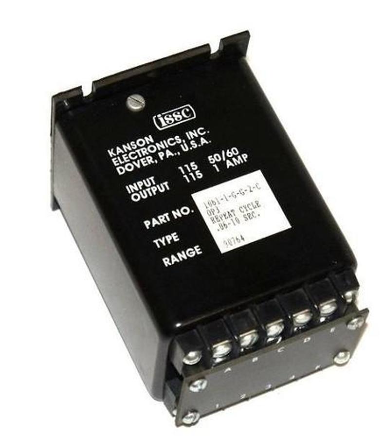Used NEW ISSC 1061-1-G-G-2-C REPETITIVE TIMER, .06-10 SEC, 10611GG2C