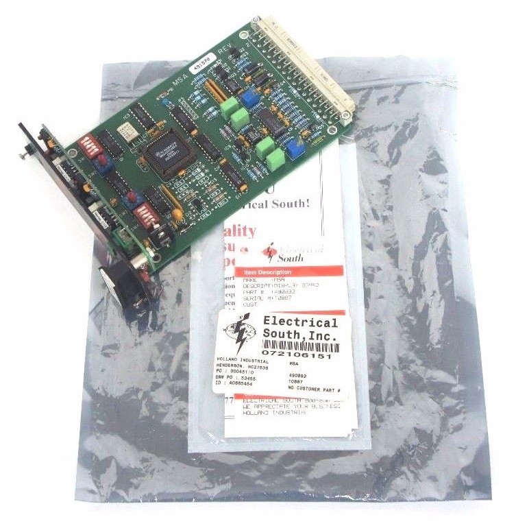 Used REPAIRED MSA 490892 CONTROL MODULE 5000 SERIES REV 1, 491570