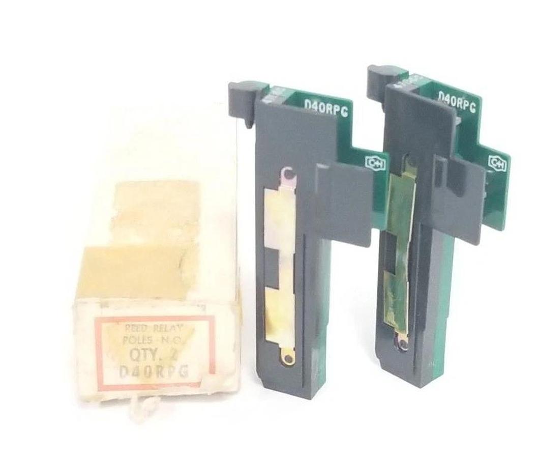 NIB EATON CUTLER-HAMMER D40RPG REED RELAY POLES N.O. QTY: 2