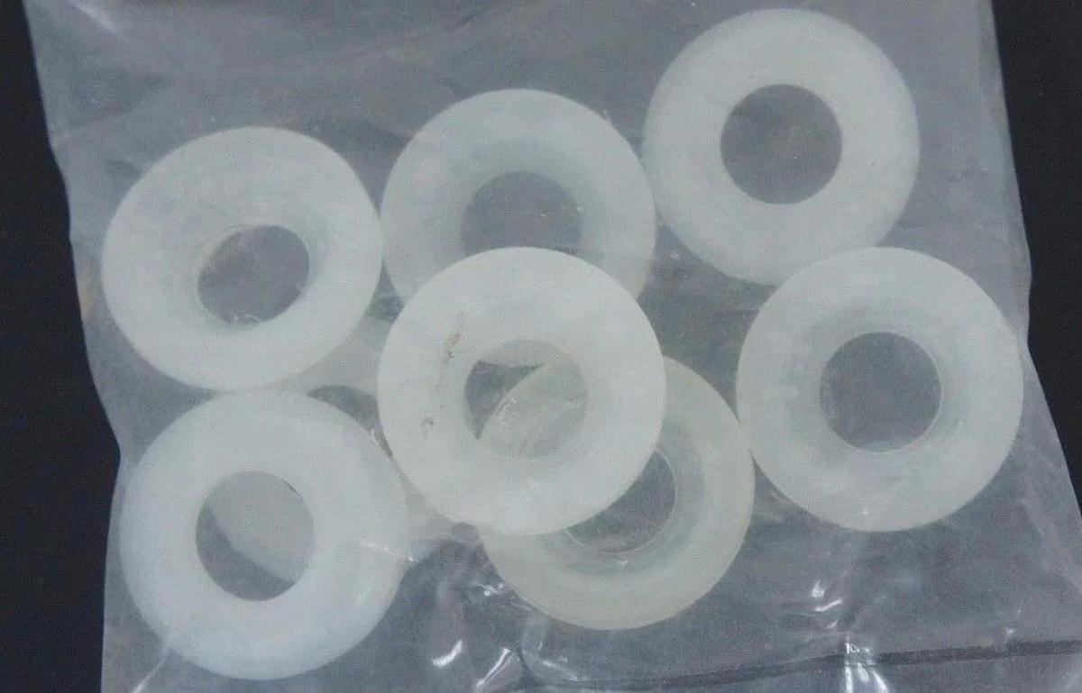 Used BAG OF 8 NEW SERFILCO P-71-0900-40 POLY-PRO VALVE SEATS P710900040