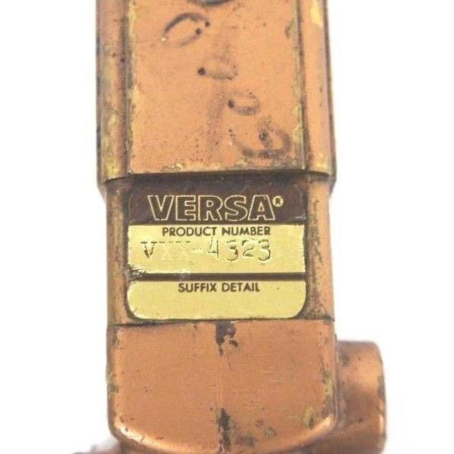Used LOT OF 2 VERSA VXX-4323 SOLENOID VALVES VXX4323