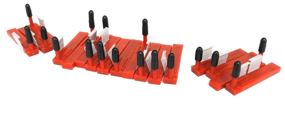 Used LOT OF 17 NEW GRAPHIC CONTROLS MP 82-39-0302-06 RED MKR 39-600-2 RED PENS
