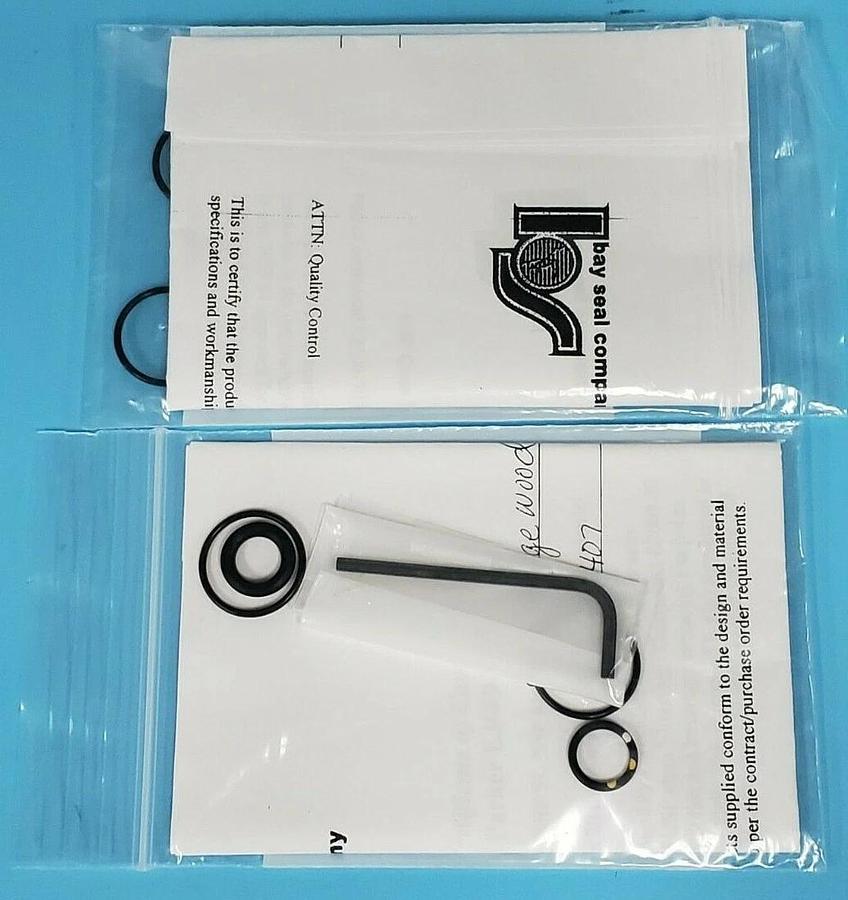 Used LOT OF 2 NEW MILLIPORE A000-0605-05 O-RING KITS A000060505