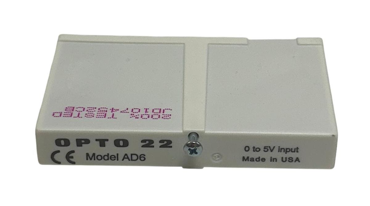 Used OPTO 22 AD6 I/O MODULE 0-5VDC INPUT ISOLATED ANALOG NSMP