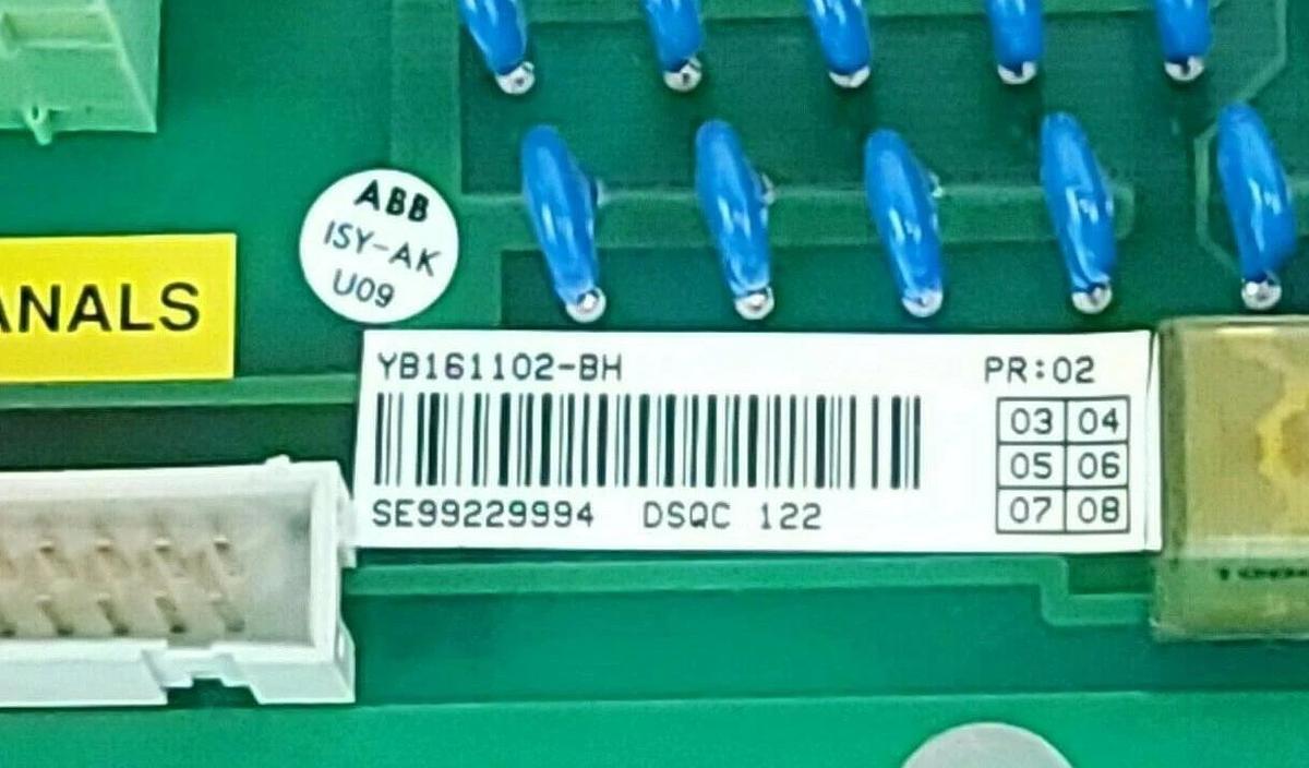 NEW ABB YB161102-BH I/O TERMINAL UNIT 2668 184-247/3