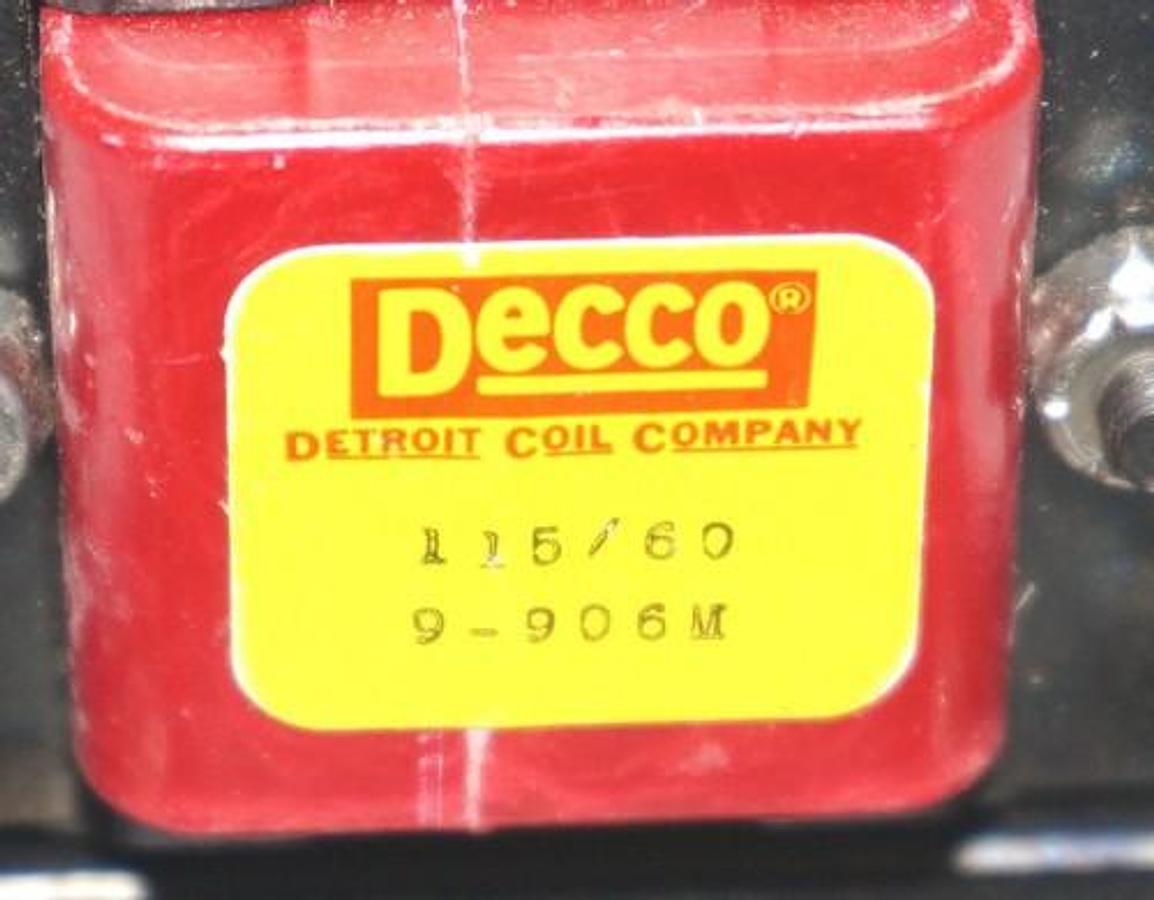 Used NEW DECCO 9-906M ELECTRIC COIL 115V-60HZ W/ MOUNTING BASE