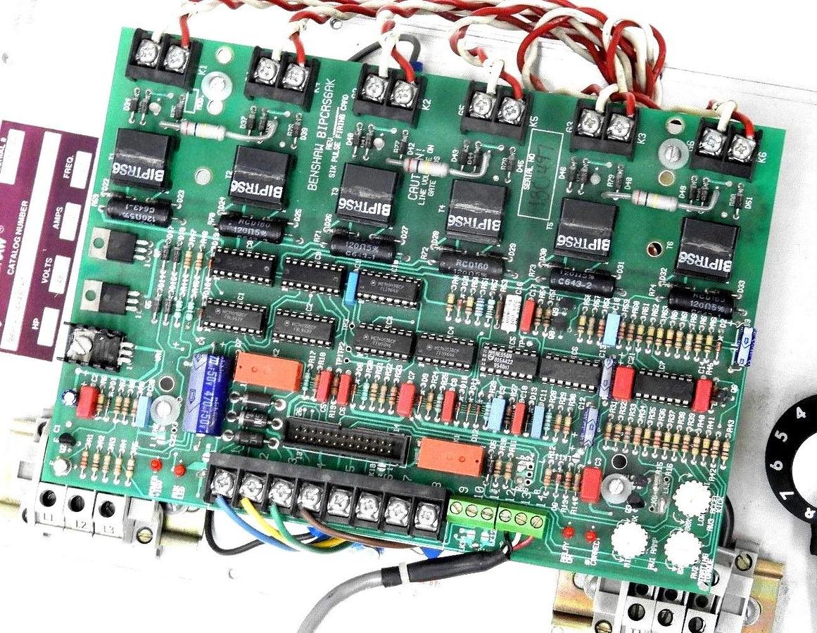 Used BENSHAW RS6V-20A-480-C SOLID STATE MOTOR CONTROL 480V, 20A, RS6V20A480C
