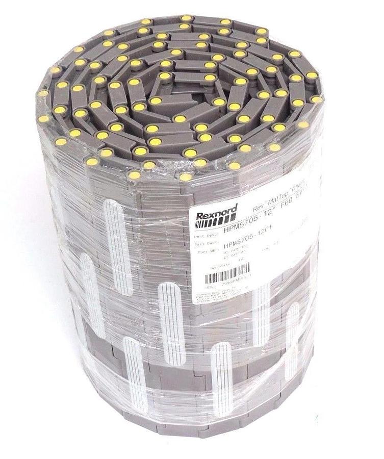 NEW REXNORD HPM5705-12F1 10FT MAT-TOP CHAIN HPM5705-12" F60 EV/1