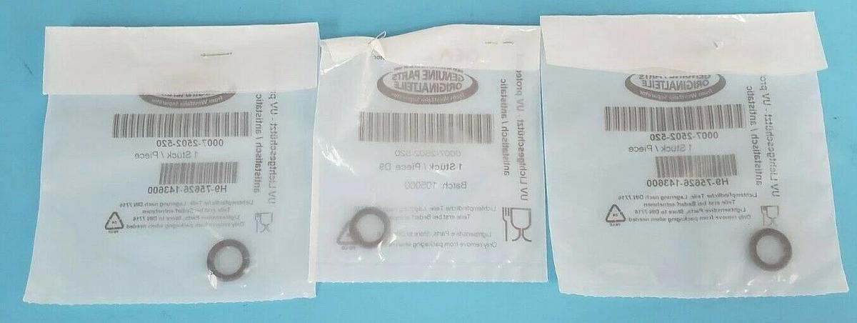 Used LOT OF 3 NEW GEA WESTFALIA SEPARATOR 0007-2502-520 O-RINGS