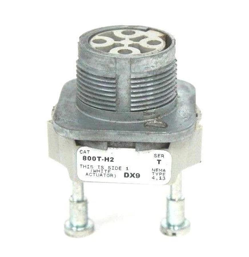 Used LOT OF 2 ALLEN BRADLEY 800T-H2 SELECTOR SWITCHES SER. T