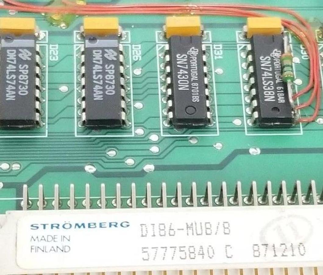 Used ABB / STROMBERG DI86-M8/8 INPUT BOARD 57775840 DI86-MU8/8 5761005-1B