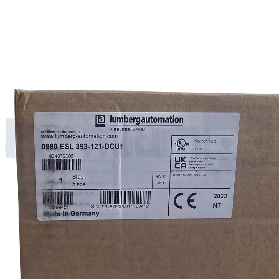 Used Lumberg Automation 0980 ESL 393-121-DCU1 LioN-P I/O Module 934879005 NSMP
