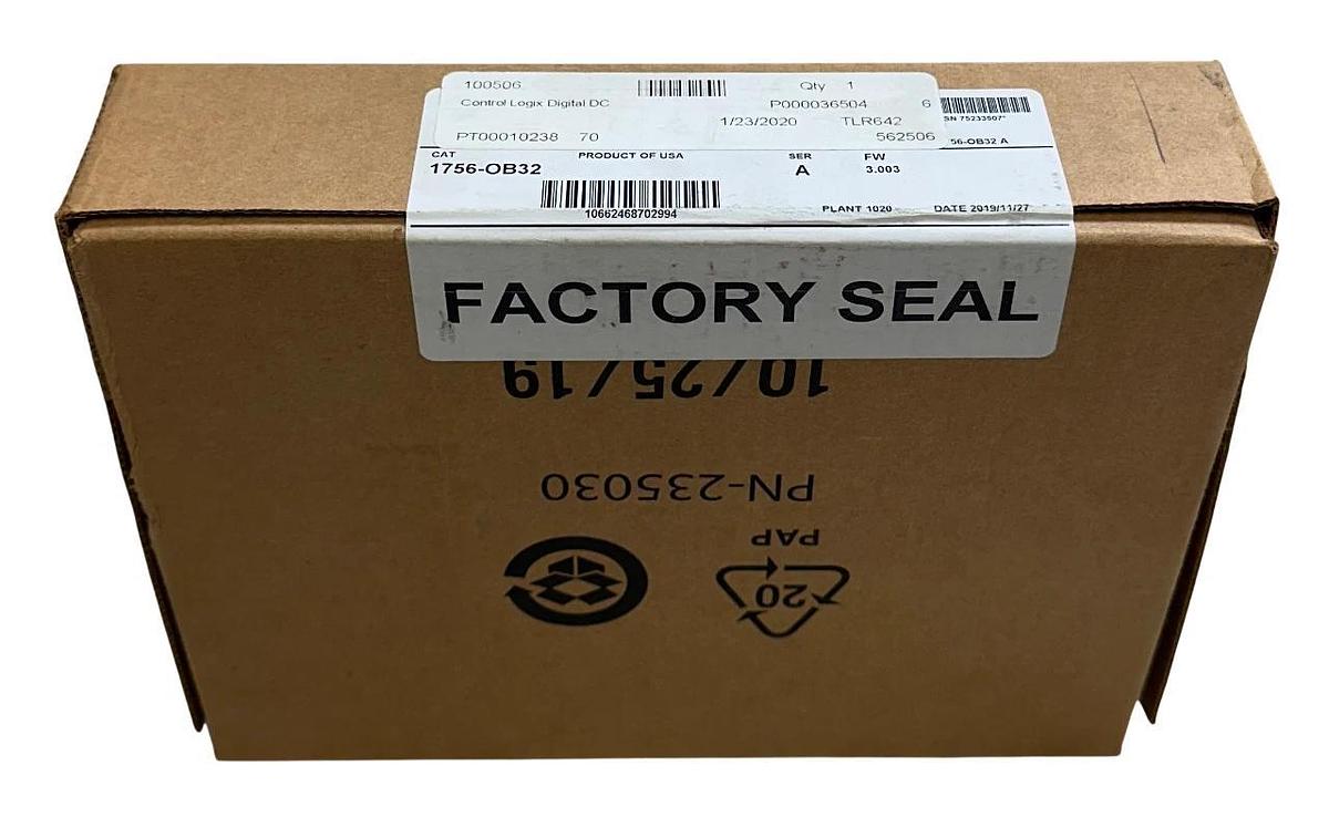 Used ALLEN BRADLEY 1756-OB32 /A ControlLogix 32 Point DC Output Module 12/24V NSFS