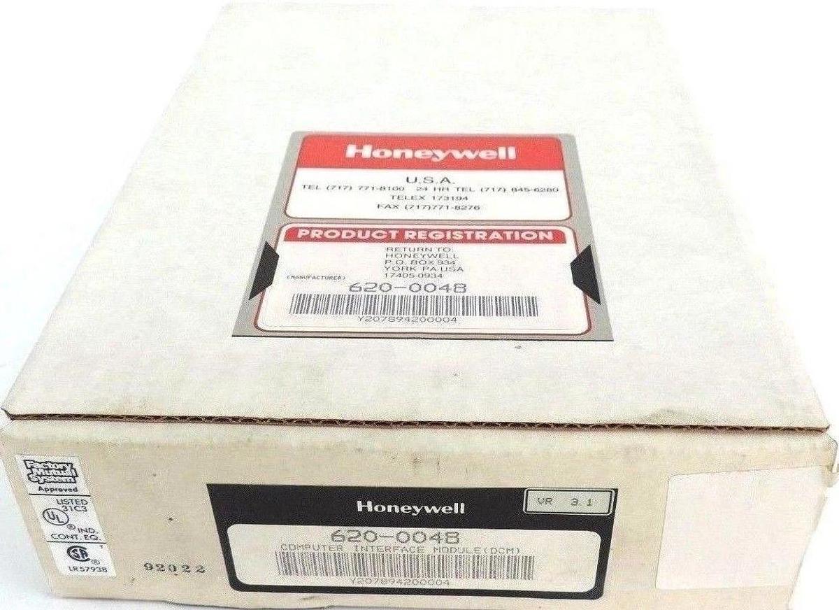Used FACTORY SEALED HONEYWELL 620-0048 DATA COLLECTION MODULE 6200048 VR. 3.1