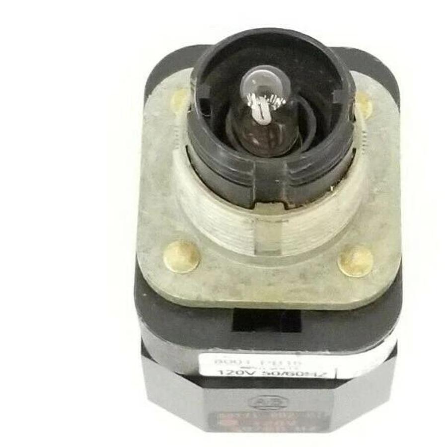 Used ALLEN BRADLEY 800T-PB16 PUSHBUTTON 800TPB16 SER. T 120V W/ 800T-XA SER. D