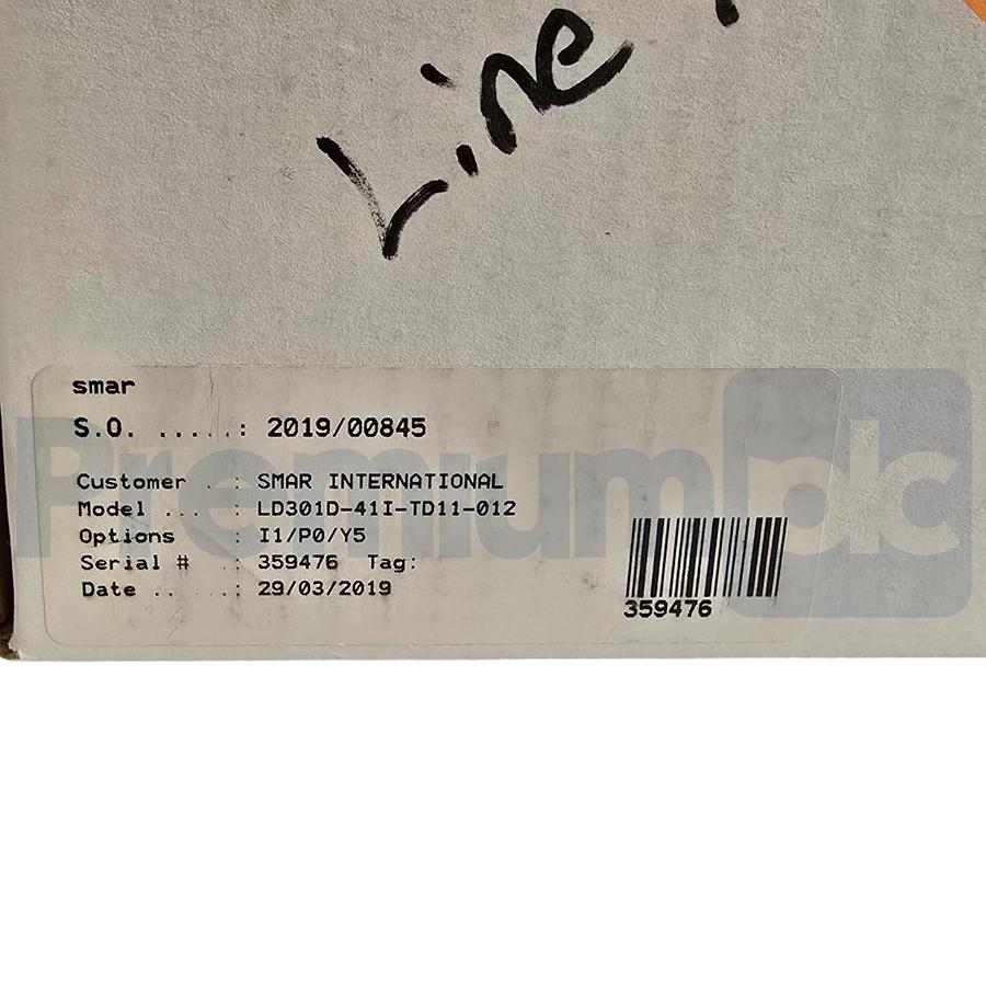 SMAR LD301 HART SMART PRESSURE TRANSMITTER LD301-D41I-TD11-012/I1/P0/Y5 NSMP