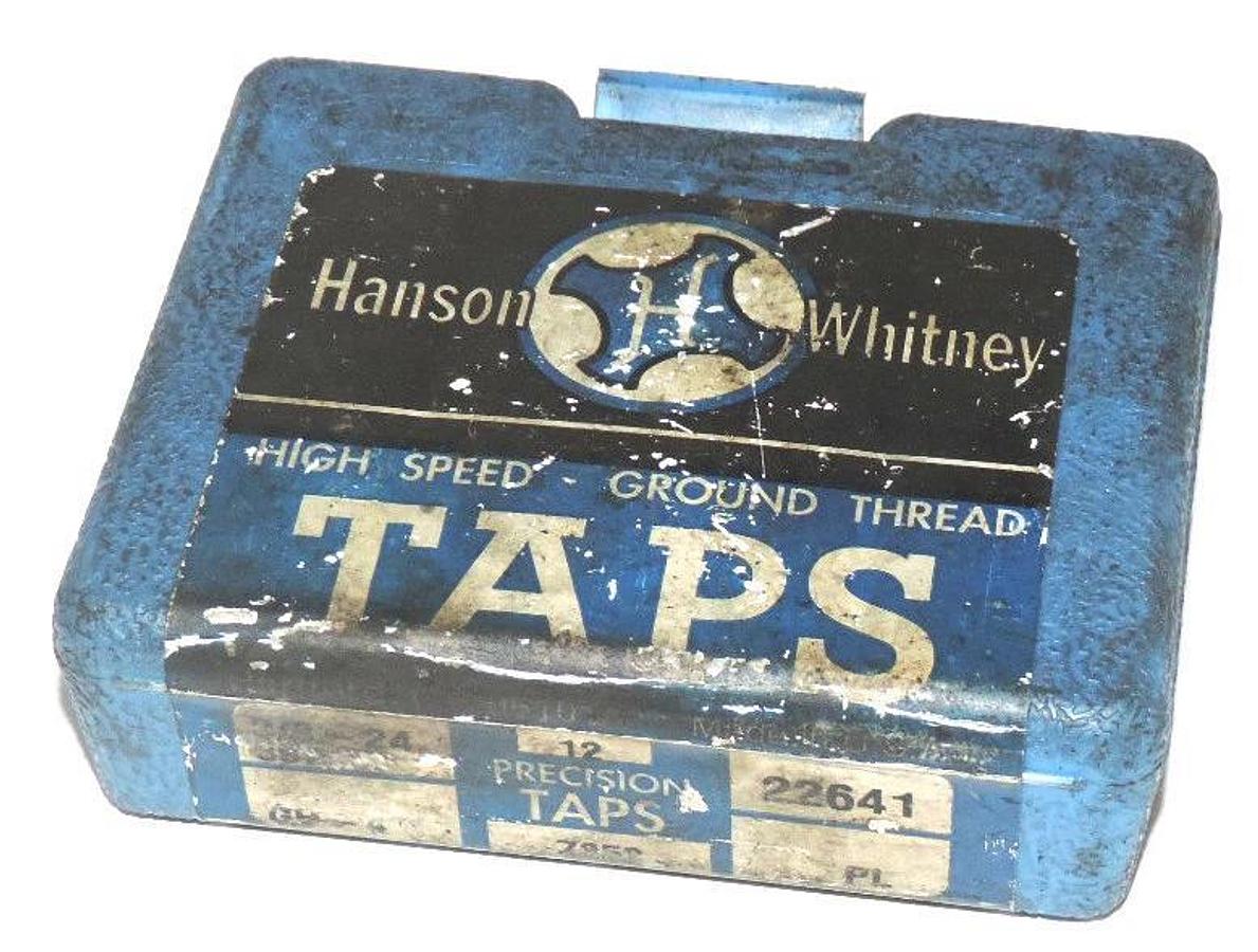 NEW LOT OF 12 HANSON WHITNEY 22641 3/8-24NF HS-G H4 FLUTED TAPS