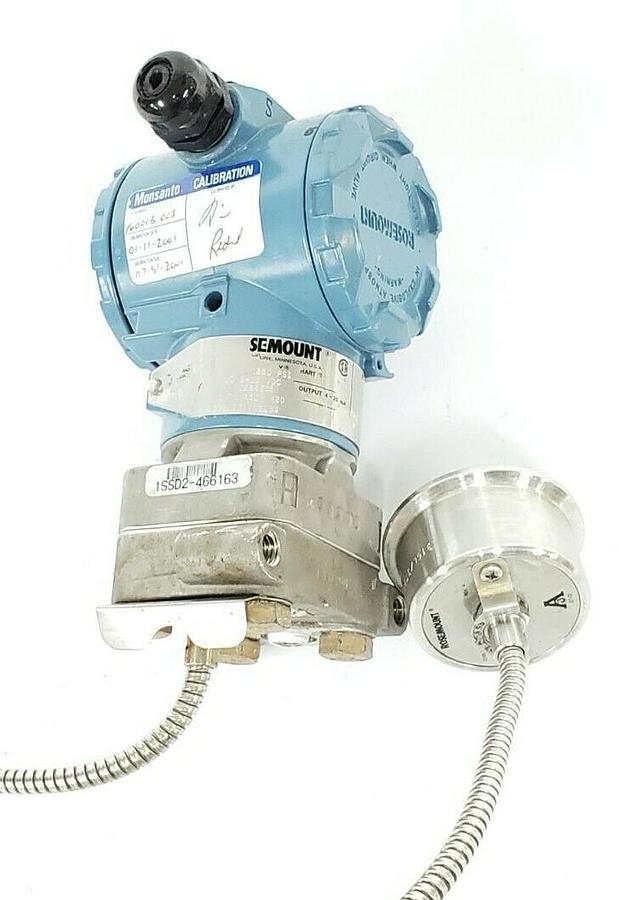 Used NIB EMERSON FISHER ROSEMOUNT CG2A22A1AS1B4 PRESSURE TRANSMITTER W/SENSOR