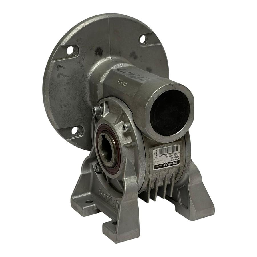 Used Bonfiglioli VF49 N 10 P71 B5 B3 Worm Gearbox Speed Reducer 200610061 New Surplus