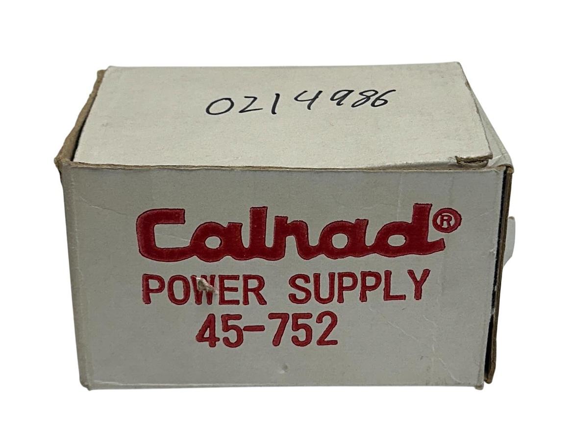 Used CALRAD 45-752 DV-1212A POWER SUPPLY 117VAC 50Hz 40W INPUT 24VDC 1.2A OUTPUT NSMP