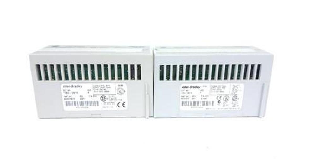 Used LOT OF 2 ALLEN BRADLEY 1794-OB16 SER. A FLEX 16 POINT DIGITAL OUTPUT MODULES
