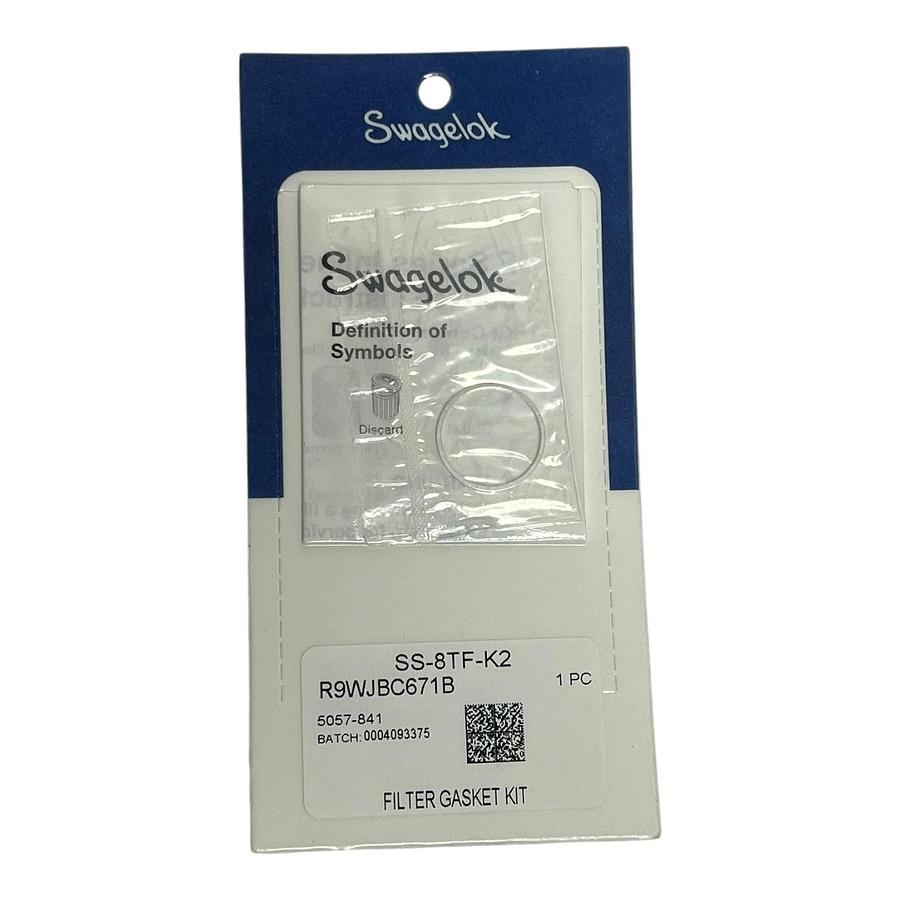 Used Lot of 4 Swagelok SS-8TF-K2 TF Series Filter Replacement Gasket Kits New Sealed