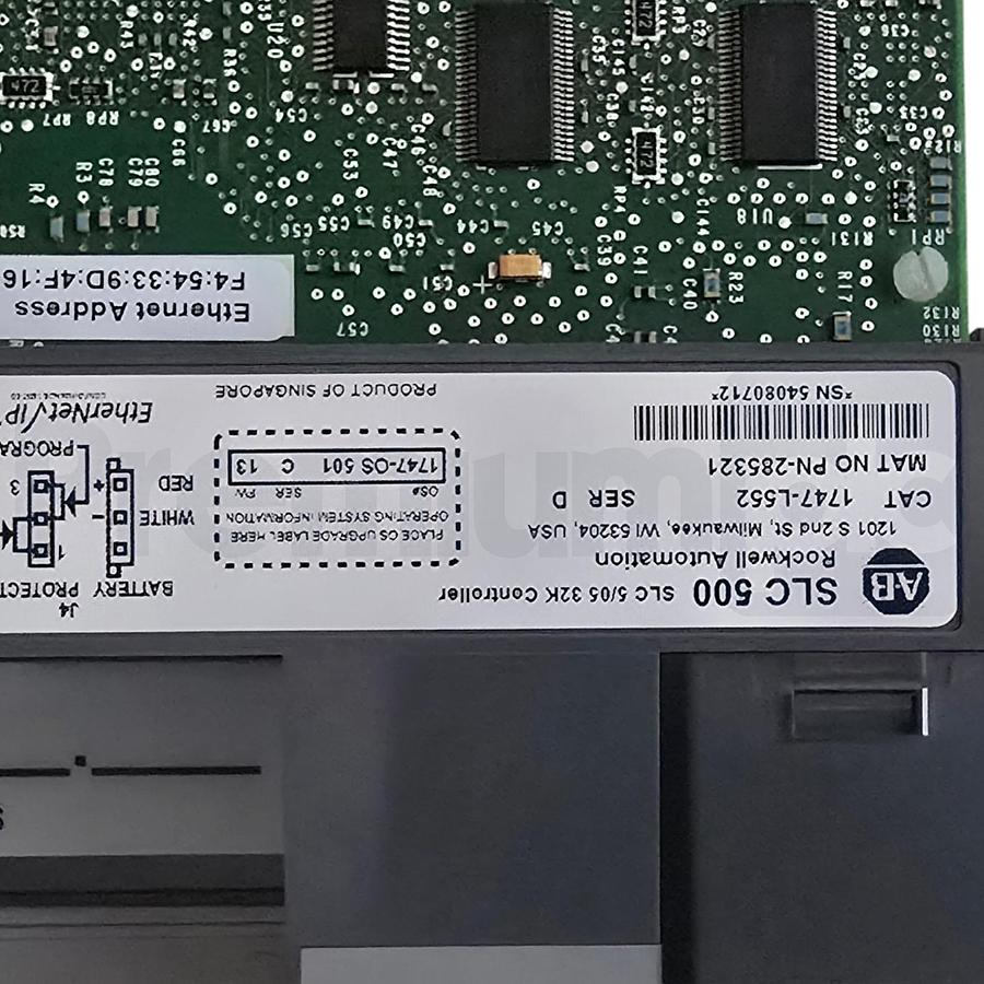 Used Opened Pre-Owned Allen Bradley 1747-L552 /D SLC 500 5/05 32K Controller (read)