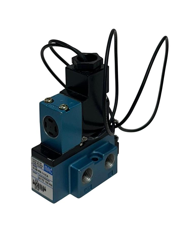 Used MAC VALVES 912B-PM-111CA / 912BPM111CA SOLENOID VALVE 900 SERIES 110/120V NSMP