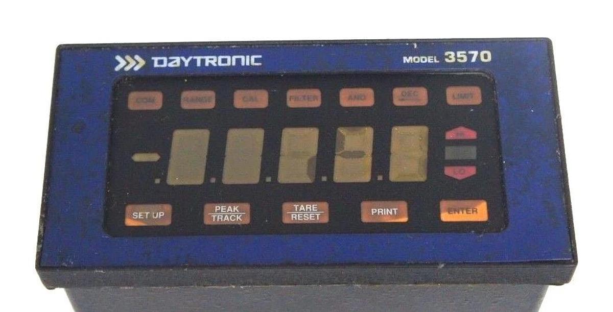 Used DAYTRONIC 3570 DC STRAIN GAUGE CONDITIONER