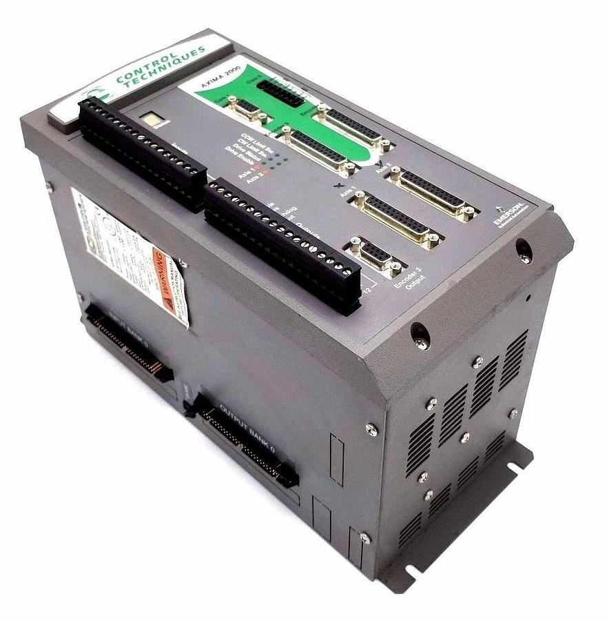 Used CONTROL TECHNIQUES AX-2000-00-00-03C AXIMA 2000 2-AXIS CONTROLLER 964369-37