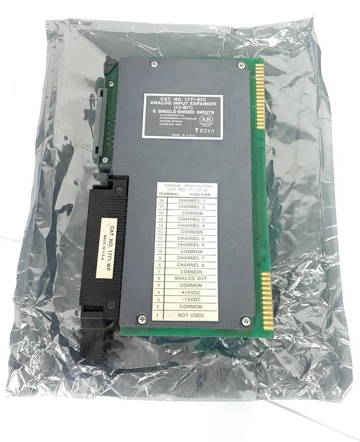 Used ALLEN BRADLEY 1771-E1C ANALOG INPUT EXPANDER MODULE (12-BIT)