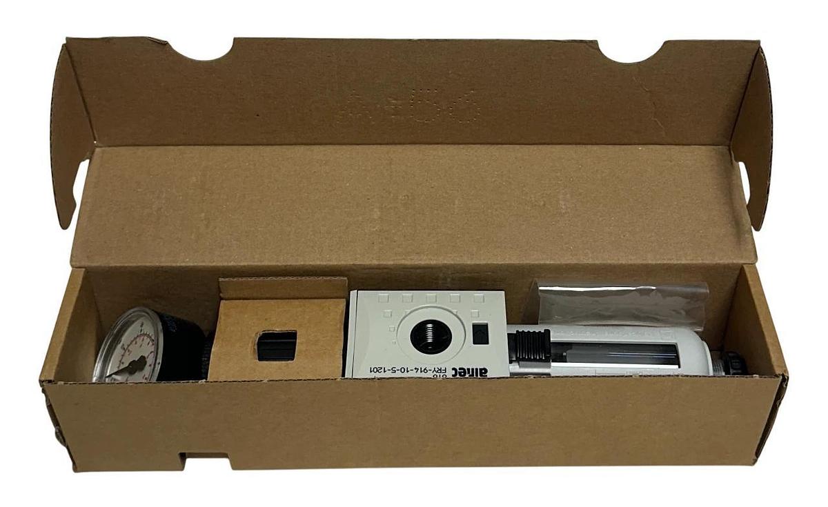 AIRTEC FRY-914-10-5-1201 / KFRG-114/10 PRESSURE REGULATOR / FILTER W/ GAUGE NSMP