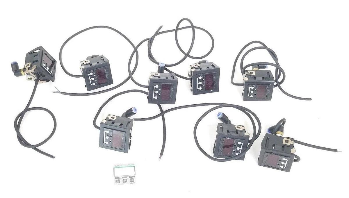 Used SUNX DP2 DIGITAL PRESSURE SENSORS DP2-?? *MISSING FACEPLATES, INCOMPLETE P/N*