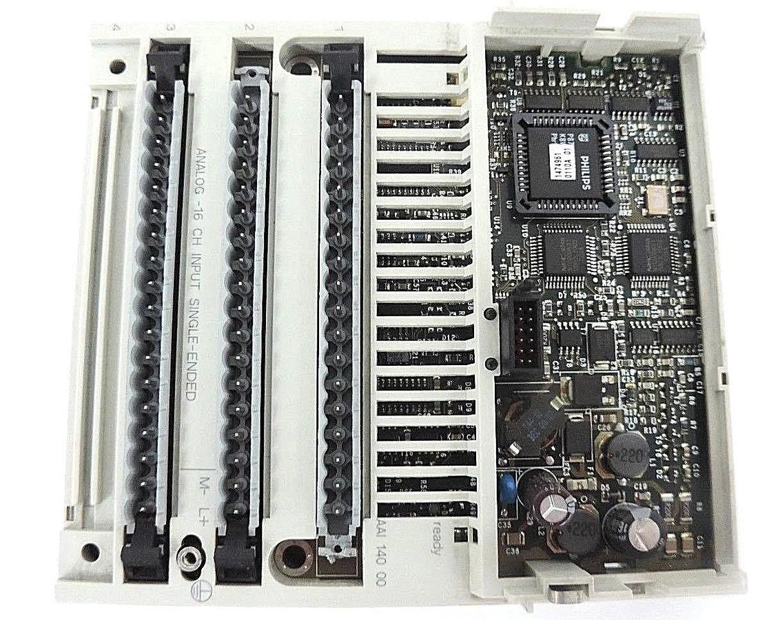 Used SCHNEIDER ELECTRIC 170AAI14000 ANALOG INPUT MODULE 16 CH. SINGLE PV:01, RL:04