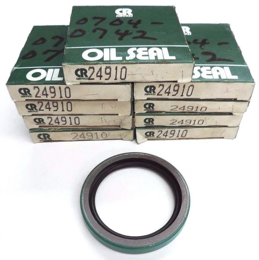 Used LOT OF 9 NIB CHICAGO RAWHIDE 24910 OIL SEALS 2.5X3.251X.438INCH SINGLE LIP
