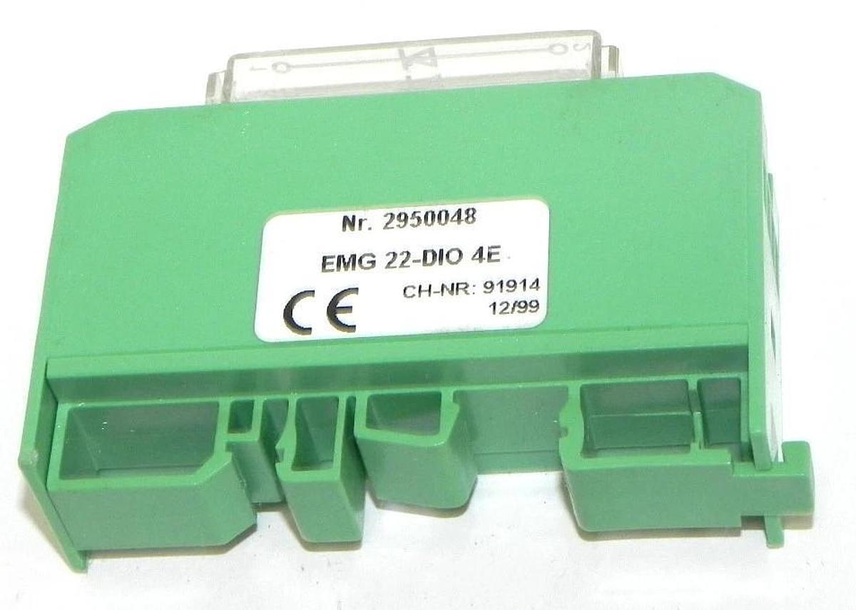 Used PHOENIX CONTACT 2950048 EMG 22-DIO 4E, CH-NR: 91914