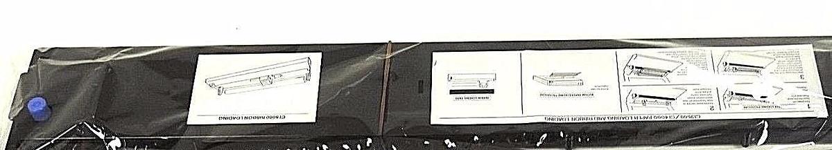 Used 19 C.ITOH 3500/5000 BK NYLON BLUE GEAR R 47M RIBBON CARTRIDGE CT3500B RFC332BWHJ