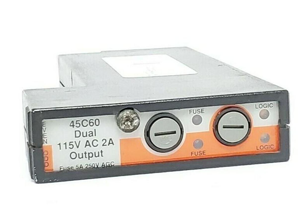 Used RELIANCE ELECTRIC 45C60 AUTOMATE PROGRAMMABLE CONTROLLER OUTPUT MODULE