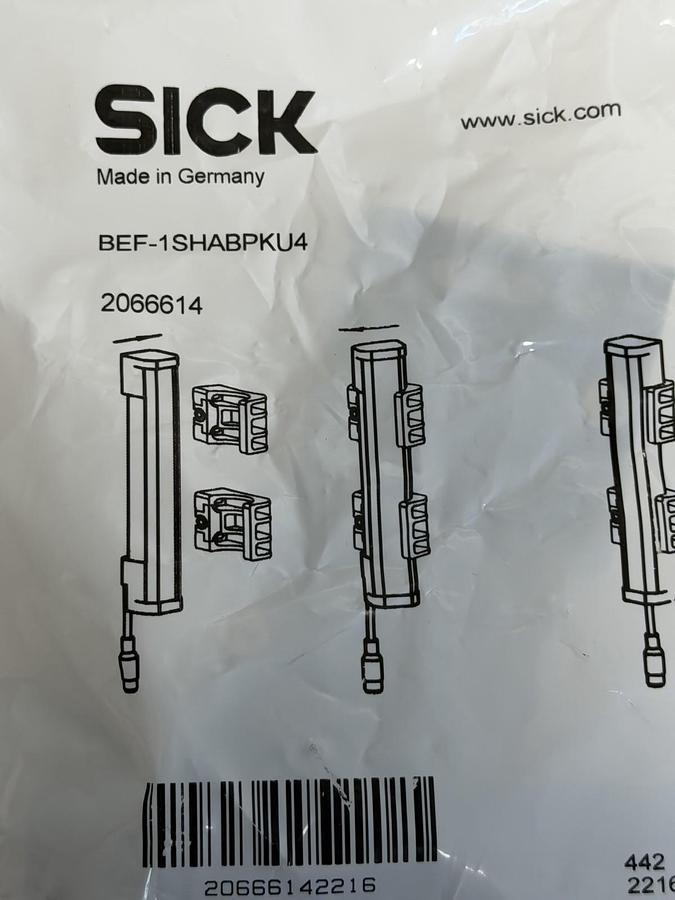 NEW SICK BEF-1SHABPKU4 FLEXFIX MOUNTING BRACKETS 2066614 (4-PIECES)