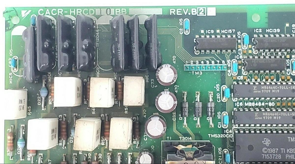 Used YASKAWA ELECTRIC CACR-HRCD10BB PC BOARD REV. B25, DF8203884-B2E