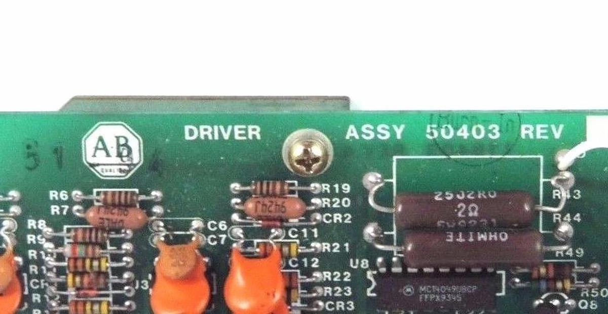 Used ALLEN BRADLEY 50403 DRIVER BOARD FOR 30/40/50 HP