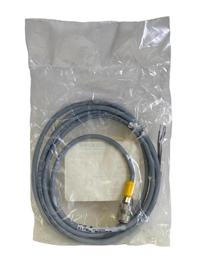 Used NEW TURCK RK 4T-2 / RK4T2 EURO SINGLE-ENDED M12 CORDSET 2M U2151