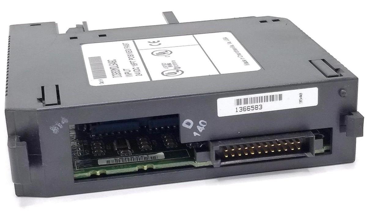 Used GE FANUC IC693MDL646C INPUT MODULE 24VDC 16PT POS/NEG FAST MISSING DOOR & COVER
