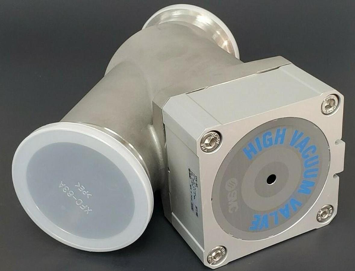 Used NEW SMC XYA-63 S.S. HIGH VACUUM IN-LINE VALVE XYA63