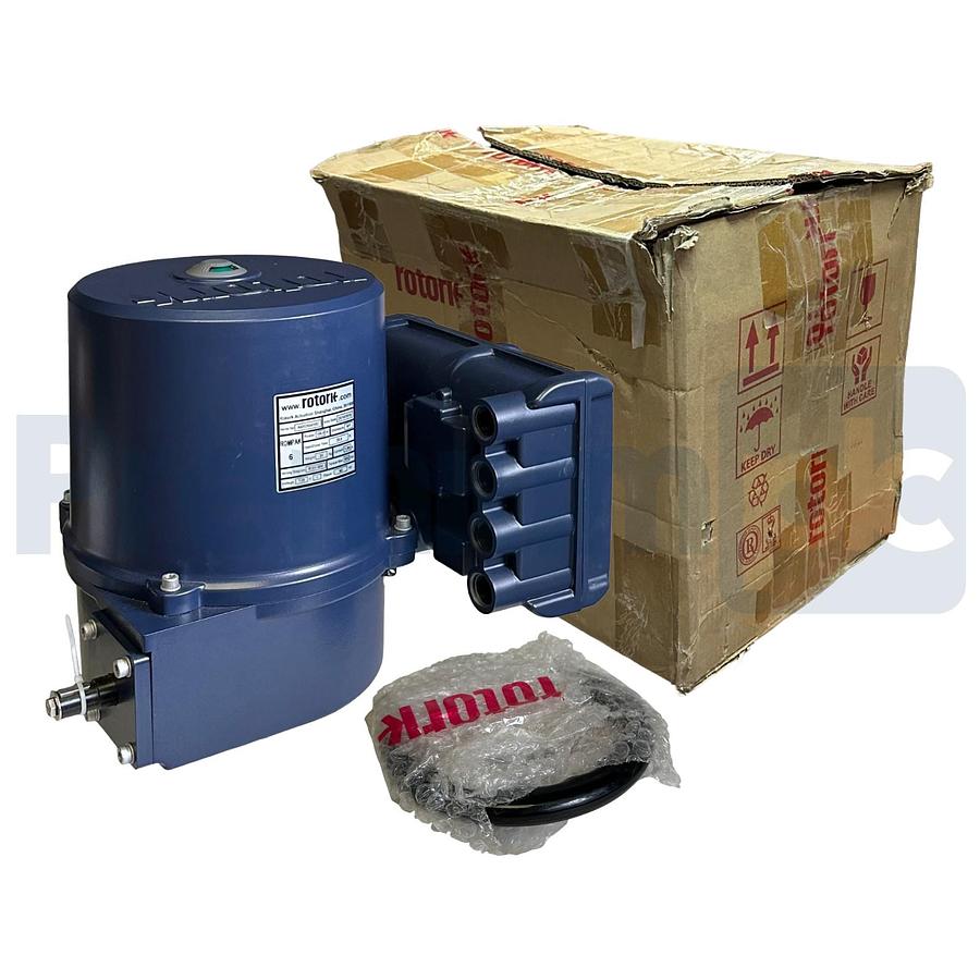 Used ROTORK ROMpak 6 ELECTRIC VALVE ACTUATOR SIZE 6 120V 1-PHASE 60Hz 105W 650Nm NSMP