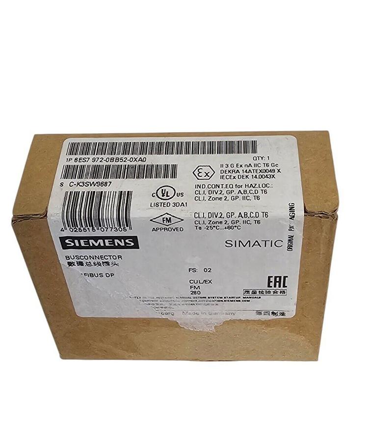 Used F/S SIEMENS 6ES7 972-0BB52-0XA0 / 6ES79720BB520XA0 SIMATIC PROFIBUS CONNECTOR