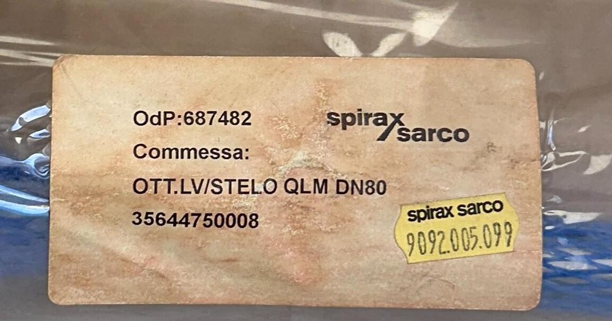 Used SPIRAX SARCO 687482 / 9092.005.099 / 35644750008 / OTT.LV/STELO QLM DN80 NSMP