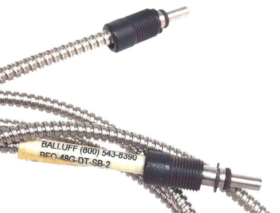 Used BALLUFF BFO-48G-DT-SB-2 FIBER OPTIC CABLE BFO48GDTSB2